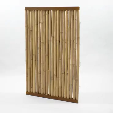 Bambuselement Cortenstahl | H. 222 cm | Bambus Hell
